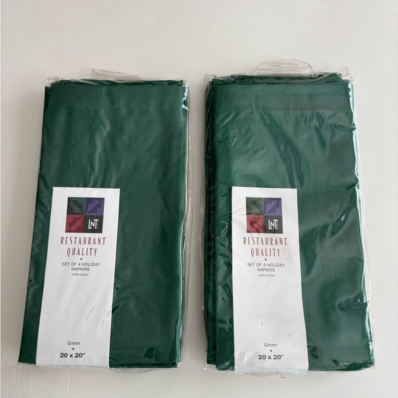 Linens and things, restaurant quality, dinner, napkins set of eight ￼ - Picture 1 of 4